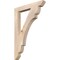 Ekena Millwork Olympic Slat Smooth Bracket, Douglas Fir, 3 1/2"W x 28"D x 40"H BKT04X28X40OLY06SDF - alternate 1
